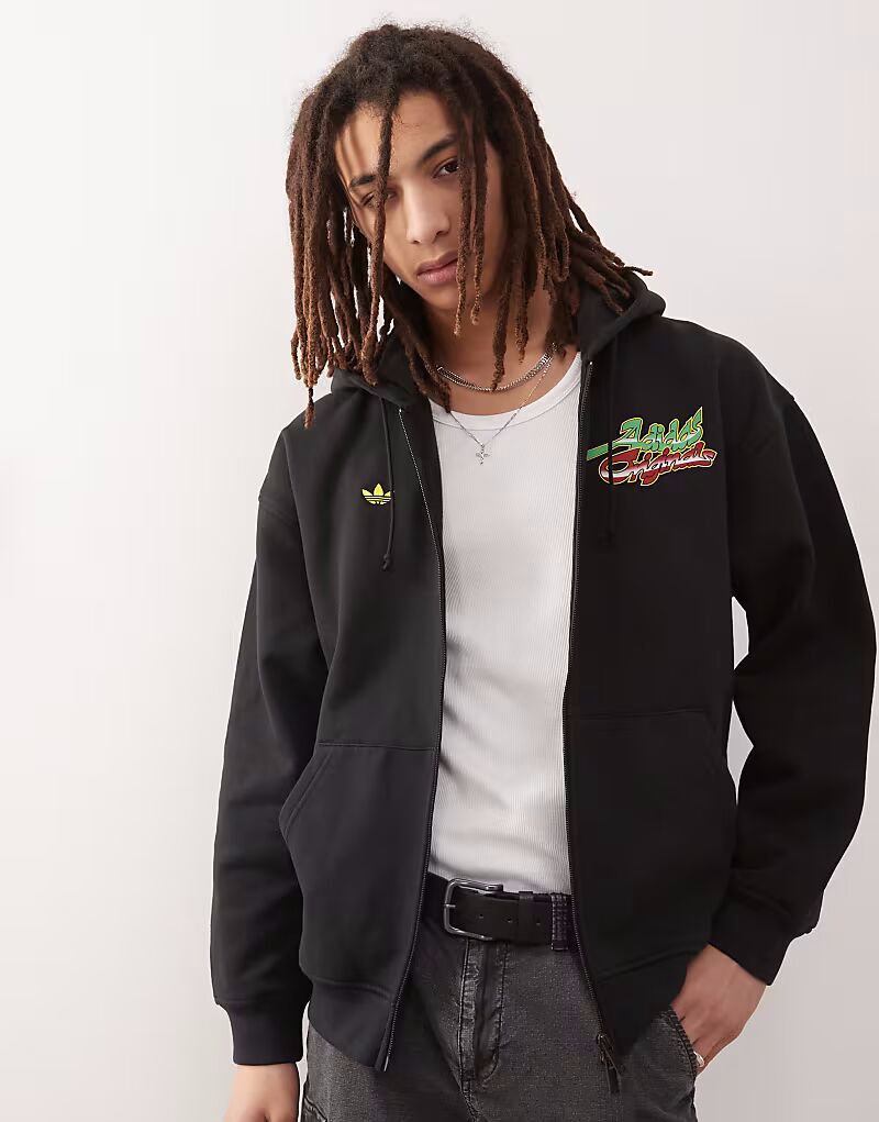 Толстовка с капюшоном Adidas Originals с леопардовым принтом черного цвета
Толстовка с капюшоном Adidas Originals с леопардовым принтом черного цвета