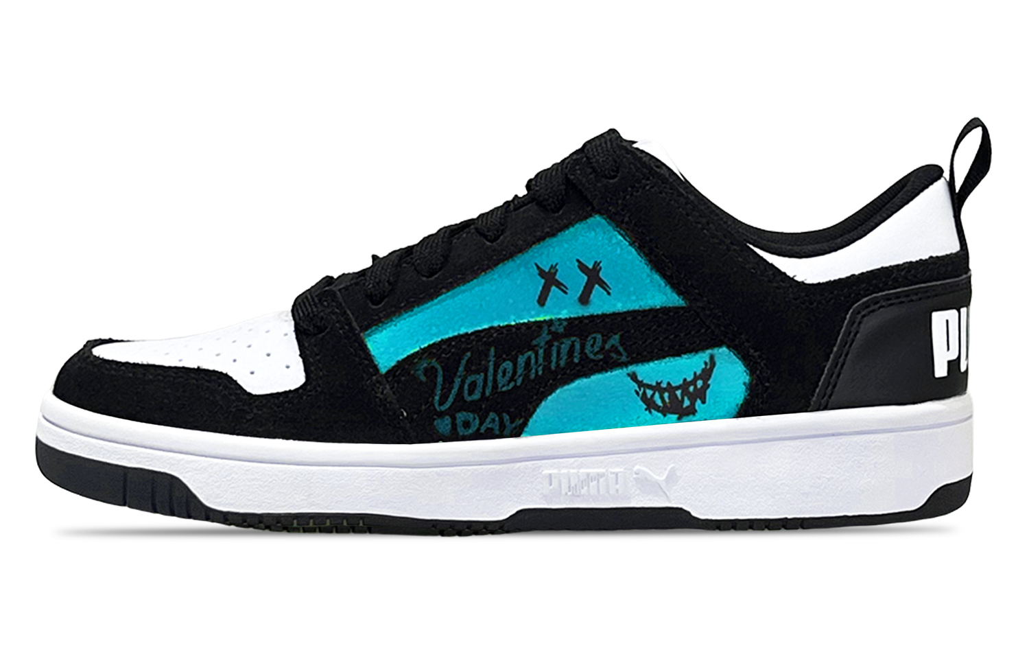 PUMA Кроссовки низкие для скейтбординга Rebound Layup Joker Graffiti Unisex черно-белые
PUMA Кроссовки низкие для скейтбординга Rebound Layup Joker Graffiti Unisex черно-белые