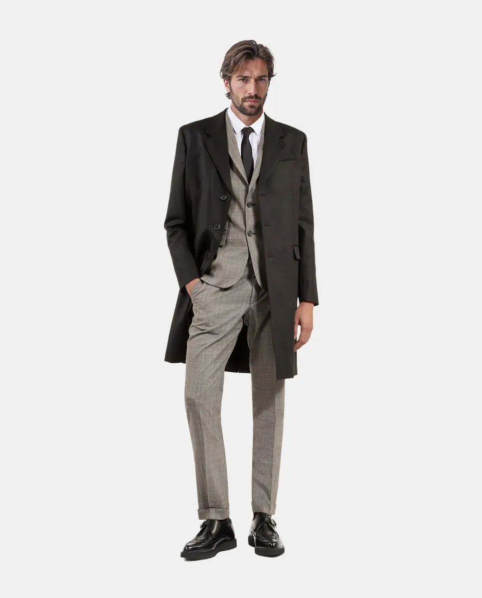 Мужское шерстяное пальто на пуговицах The Kooples, черный
Мужское шерстяное пальто на пуговицах The Kooples, черный