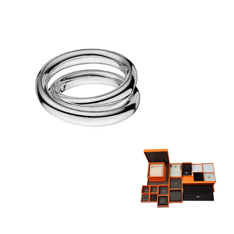HERMES Кольцо из стерлингового серебра 925 пробы Unisex Silver
HERMES Кольцо из стерлингового серебра 925 пробы Unisex Silver