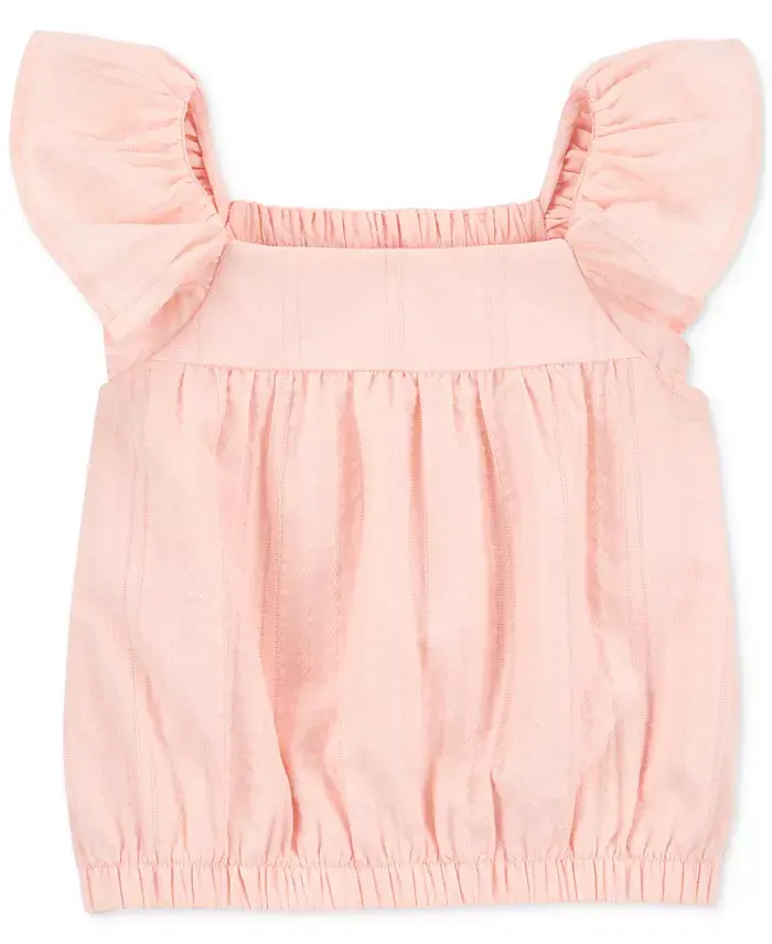 Детская модная блузка с расклешенными рукавами для девочек Carter's, розовый
Детская модная блузка с расклешенными рукавами для девочек Carter's, розовый