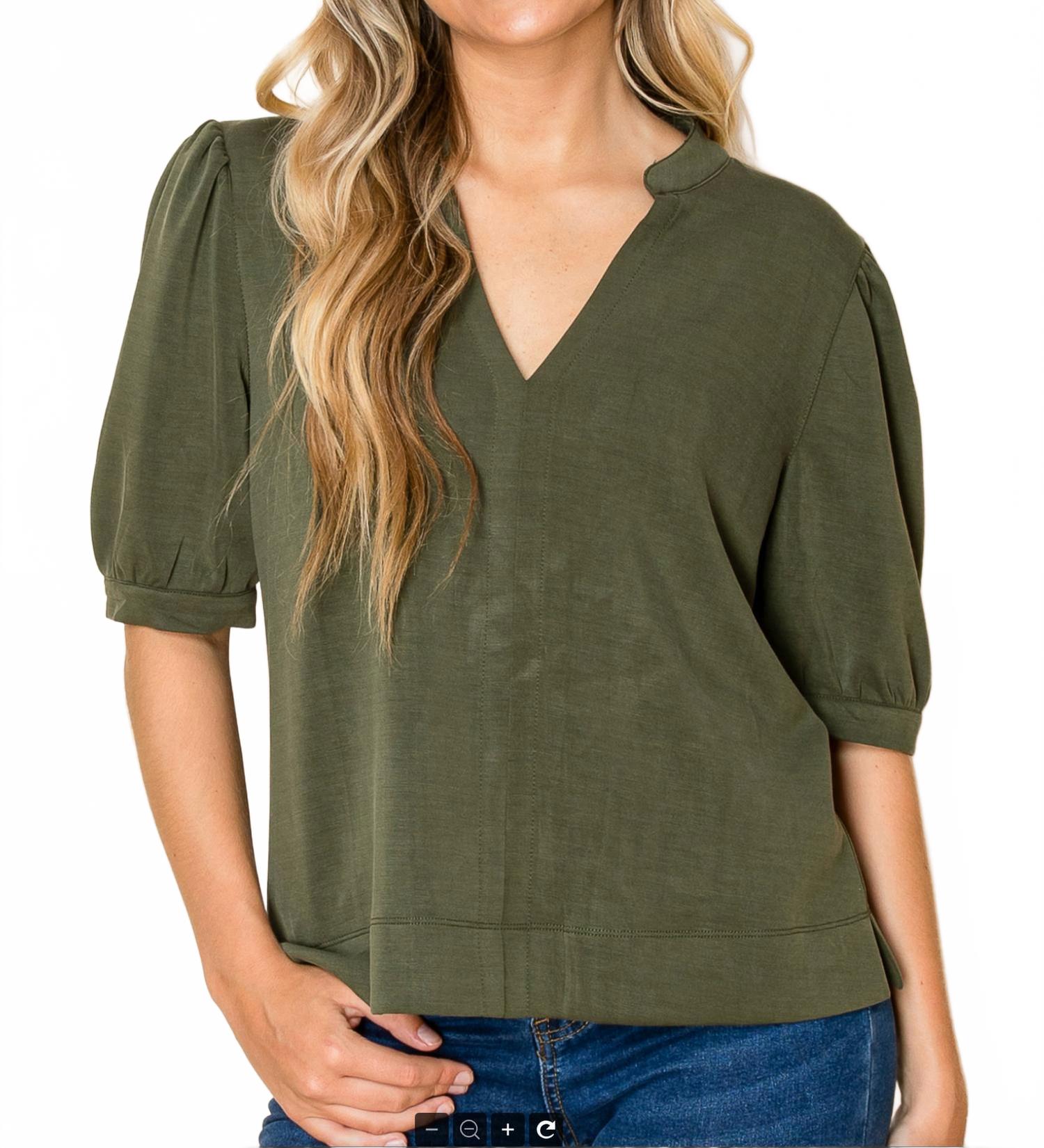 Топ с коротким рукавом Puff в оливковом цвете Wonderful & Young
Топ с коротким рукавом Puff в оливковом цвете Wonderful & Young