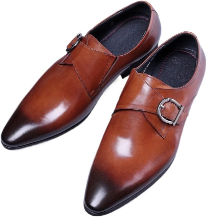 Мужские туфли Monk Strap Классические Ретро Формальные Деловые Лоферы Легкие Кожаные Слипоны Комфортные Носка Низкий Каблук Заостренный Носок Платиновая Пряжка Лоферы Оксфорды для Повседневной Элегантной Работы, Офиса и Свадьбы Geerta, коричневы...
Мужские туфли Monk Strap Классические Ретро Формальные Деловые Лоферы Легкие Кожаные Слипоны Комфортные Носка Низкий Каблук Заостренный Носок Платиновая Пряжка Лоферы Оксфорды для Повседневной Элегантной Работы, Офиса и Свадьбы Geerta, коричневы...