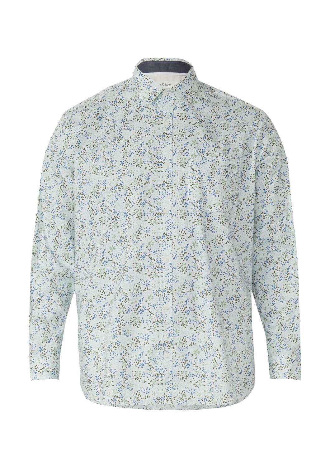 s.Oliver Рубашка на пуговицах приталенного кроя в белом цвете
s.Oliver Рубашка на пуговицах приталенного кроя в белом цвете