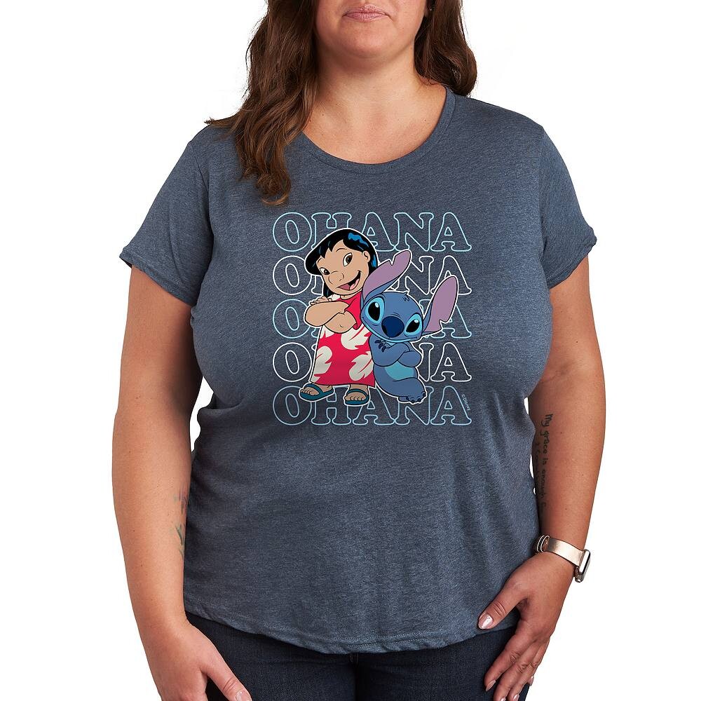 Футболка Disney's Lilo & Stitch Plus Ohana с повторяющимся рисунком, цвет Heather Blue
Футболка Disney's Lilo & Stitch Plus Ohana с повторяющимся рисунком, цвет Heather Blue