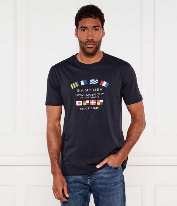 Футболка с графическим принтом Regular fit Gant, синий
Футболка с графическим принтом Regular fit Gant, синий