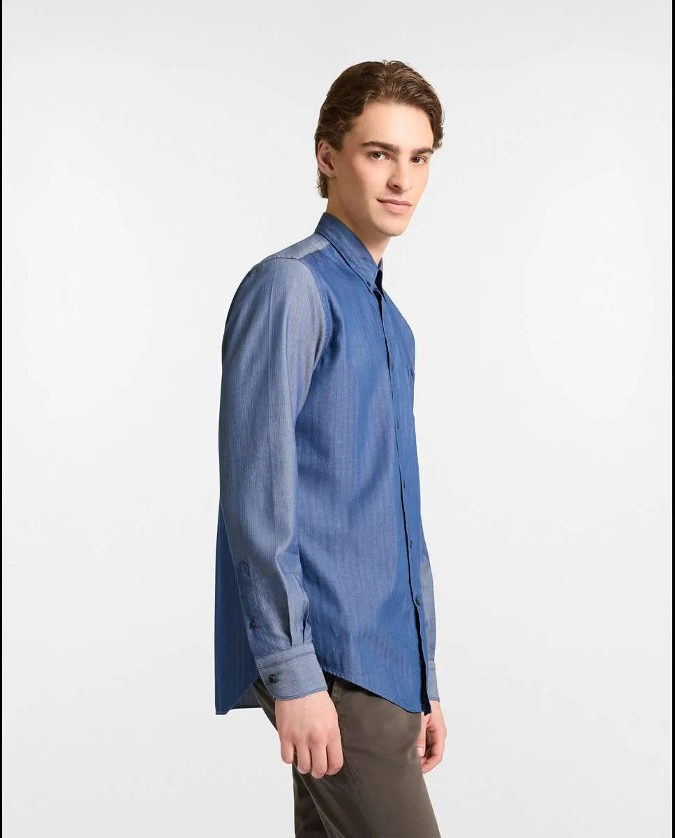 Мужская рубашка пэчворк из трех тканей Harmont&Blaine, темно-синий
Мужская рубашка пэчворк из трех тканей Harmont&Blaine, темно-синий