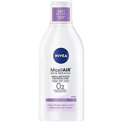 Мицелла Skin Breathe Water O2 Очищающее средство для лица для чувствительной кожи 400 мл, Nivea
Мицелла Skin Breathe Water O2 Очищающее средство для лица для чувствительной кожи 400 мл, Nivea