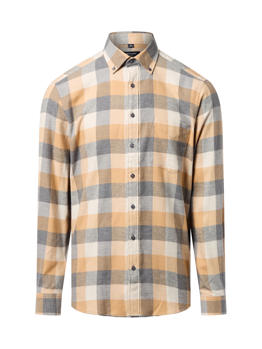 Рубашка на пуговицах классического кроя Andrew James, серый/светло-серый
Рубашка на пуговицах классического кроя Andrew James, серый/светло-серый