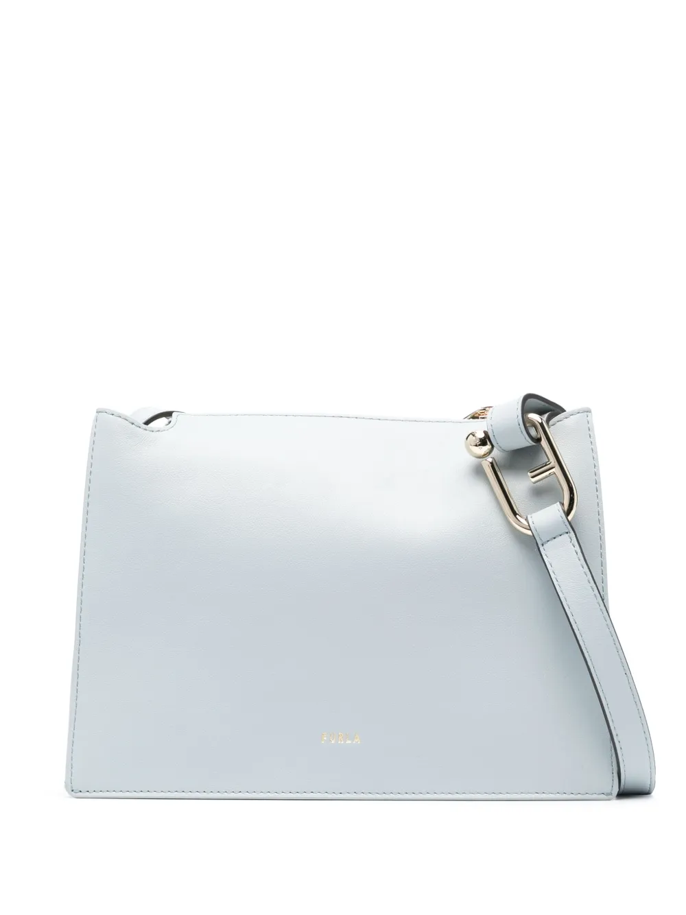 Сумка через плечо с тисненым логотипом Furla, синий 
Сумка через плечо с тисненым логотипом Furla, синий