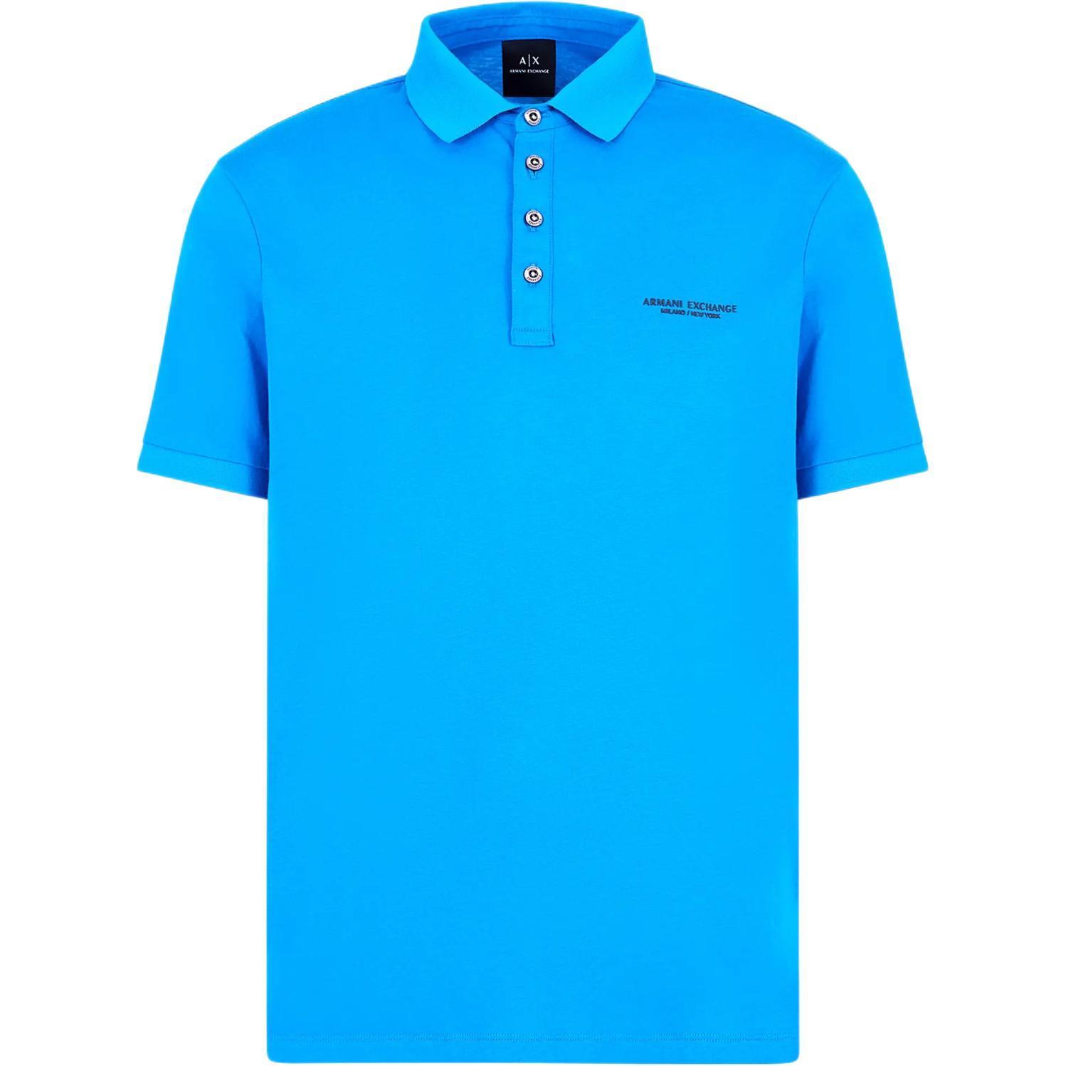 Футболка поло мужская синяя ARMANI EXCHANGE
Футболка поло мужская синяя ARMANI EXCHANGE