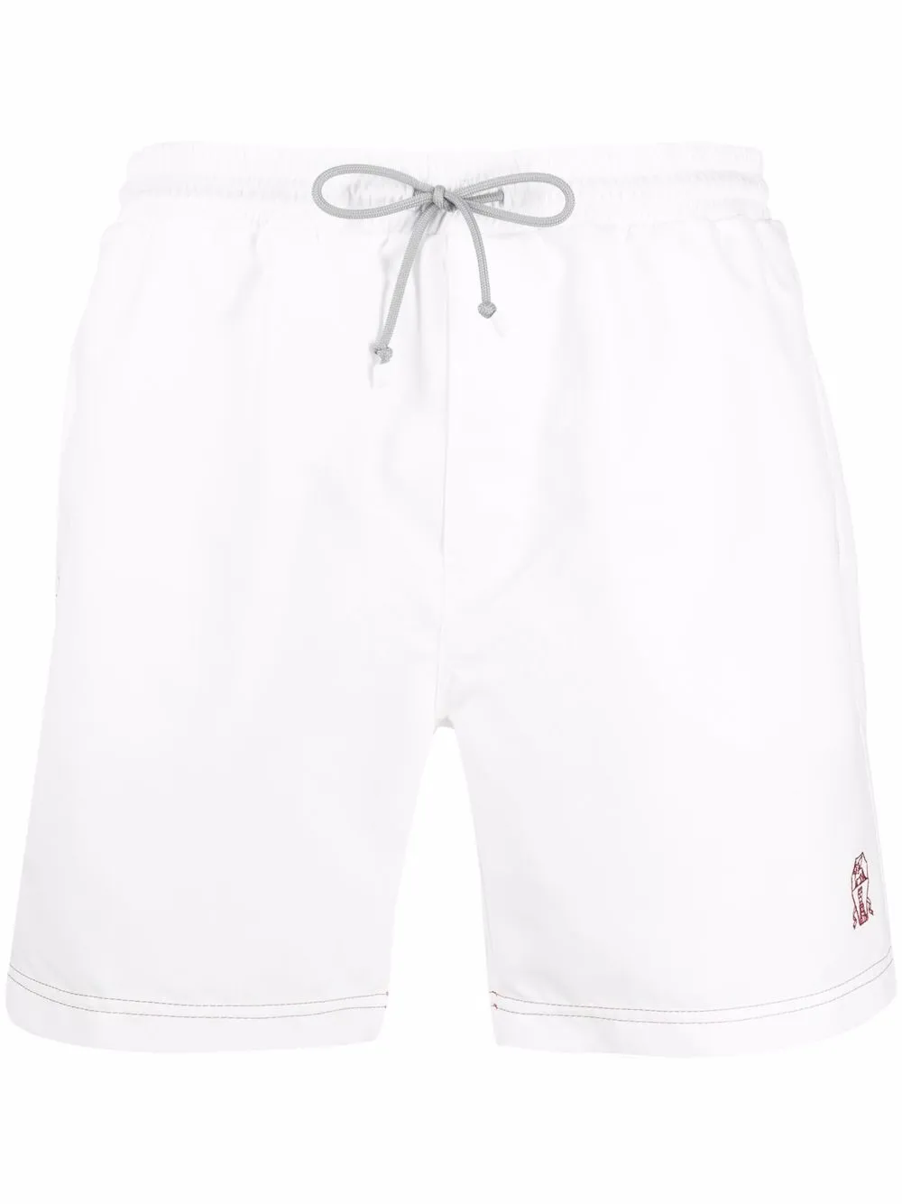Плавки-шорты с вышитым логотипом Brunello Cucinelli, белый
Плавки-шорты с вышитым логотипом Brunello Cucinelli, белый