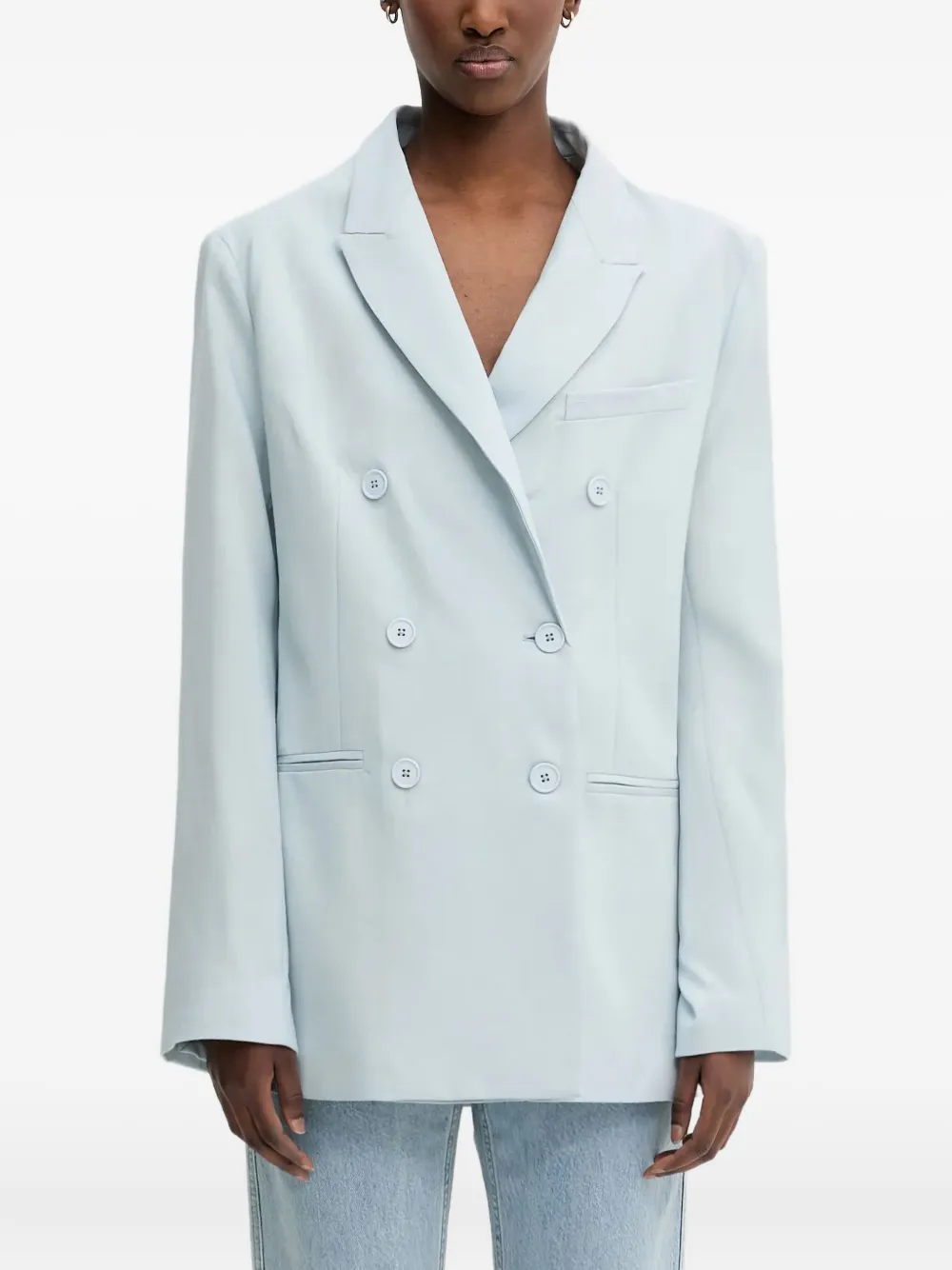 Двубортный пиджак с вышивкой Fiorucci, синий
Двубортный пиджак с вышивкой Fiorucci, синий