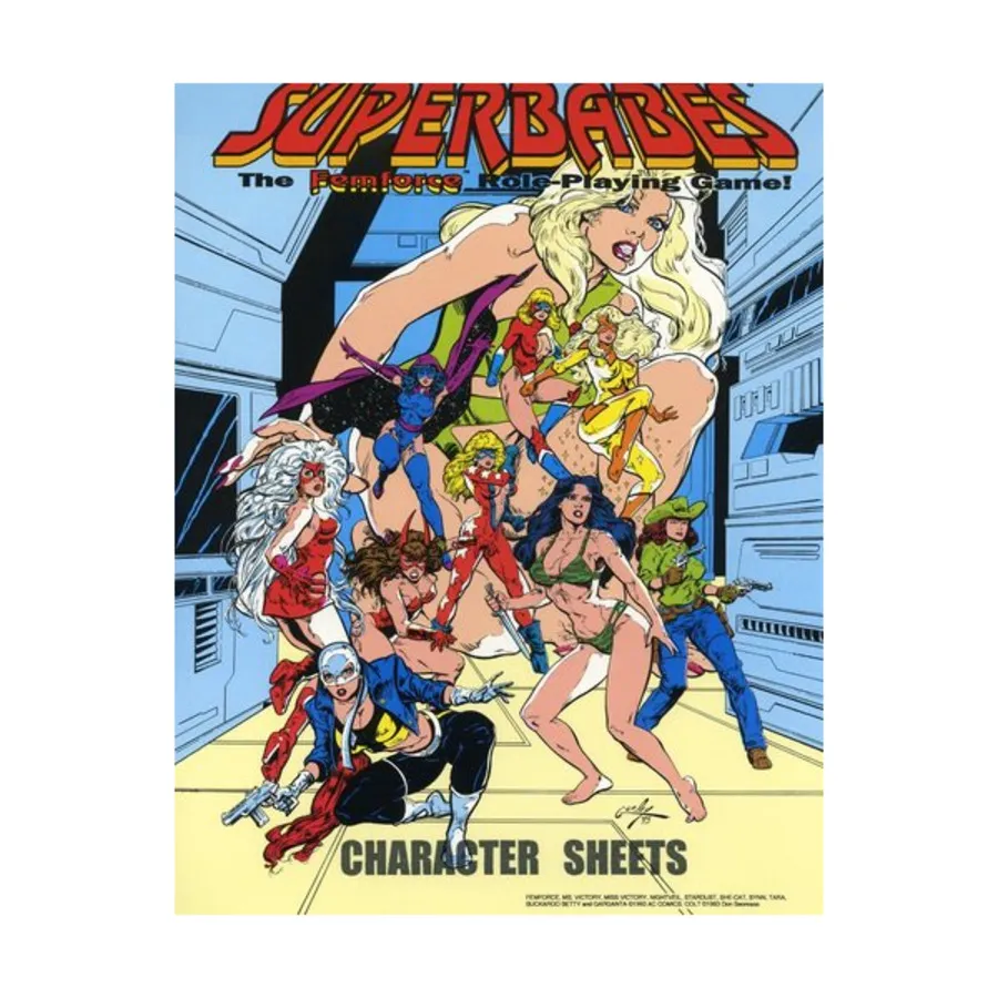 Панель персонажей, Super Babes (Tri-City Games)
Панель персонажей, Super Babes (Tri-City Games)