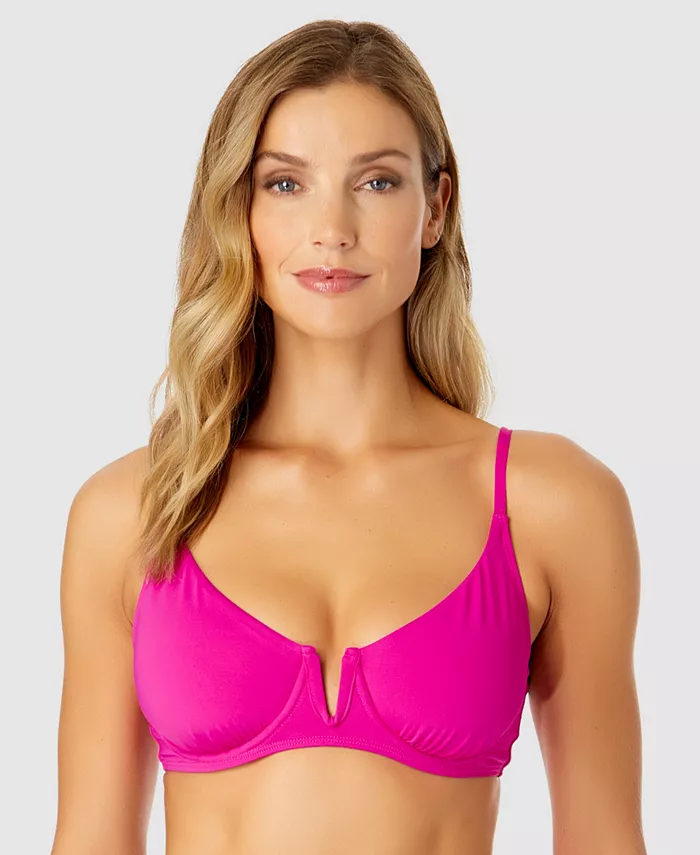 Женский удлиненный бикини-топ V-Wire с косточками Anne Cole, розовый
Женский удлиненный бикини-топ V-Wire с косточками Anne Cole, розовый