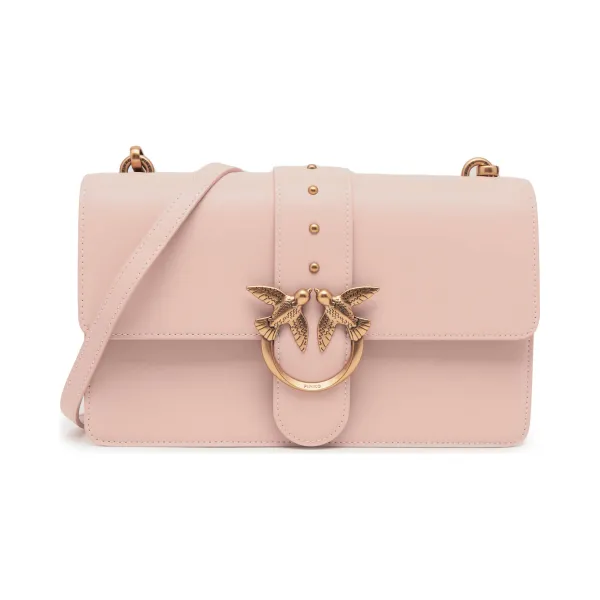 Кожаная сумка через плечо Love One Pinko, розовый
Кожаная сумка через плечо Love One Pinko, розовый