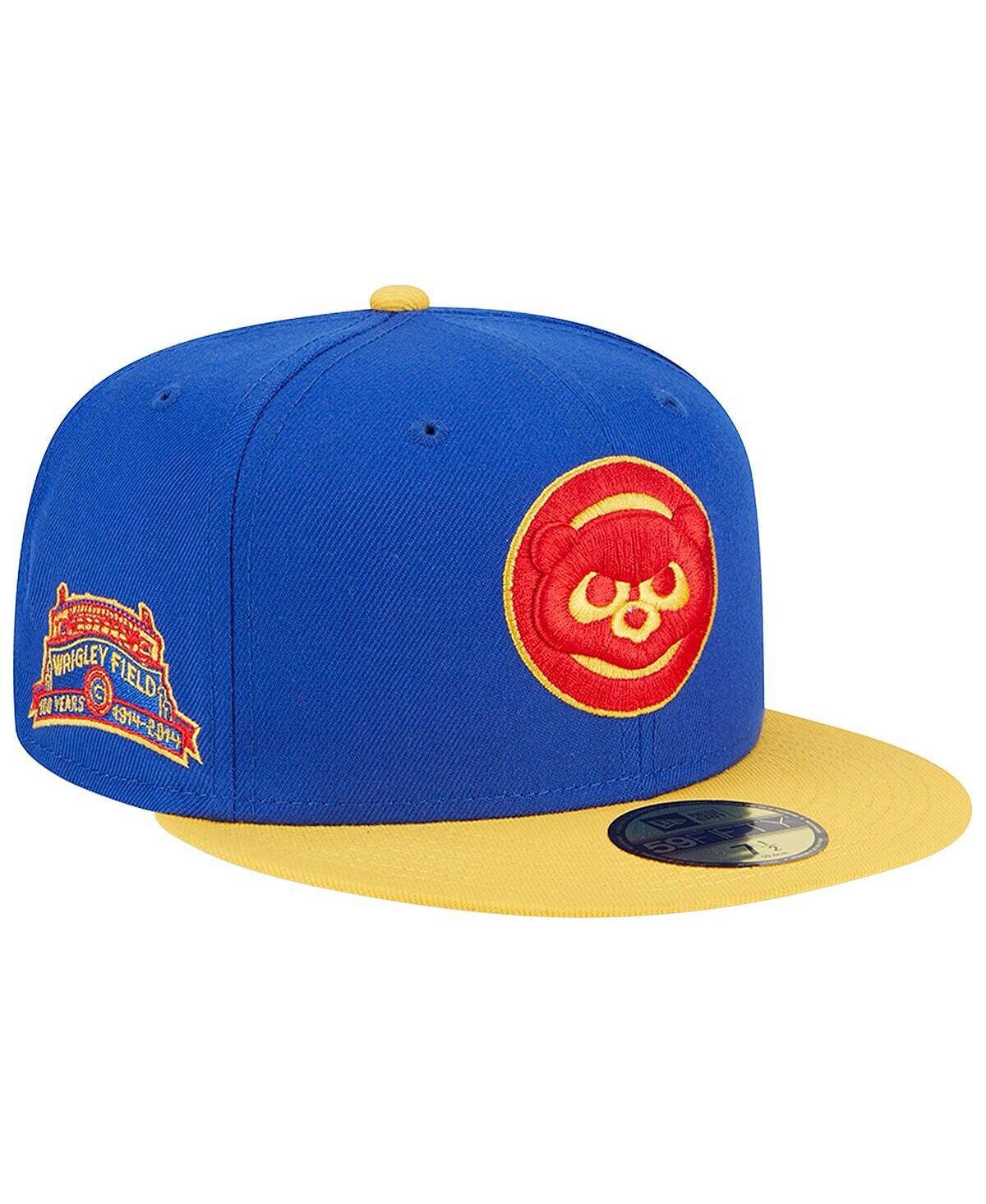 Мужская приталенная шляпа Royal, желтая Chicago Cubs Empire 59FIFTY New Era
Мужская приталенная шляпа Royal, желтая Chicago Cubs Empire 59FIFTY New Era