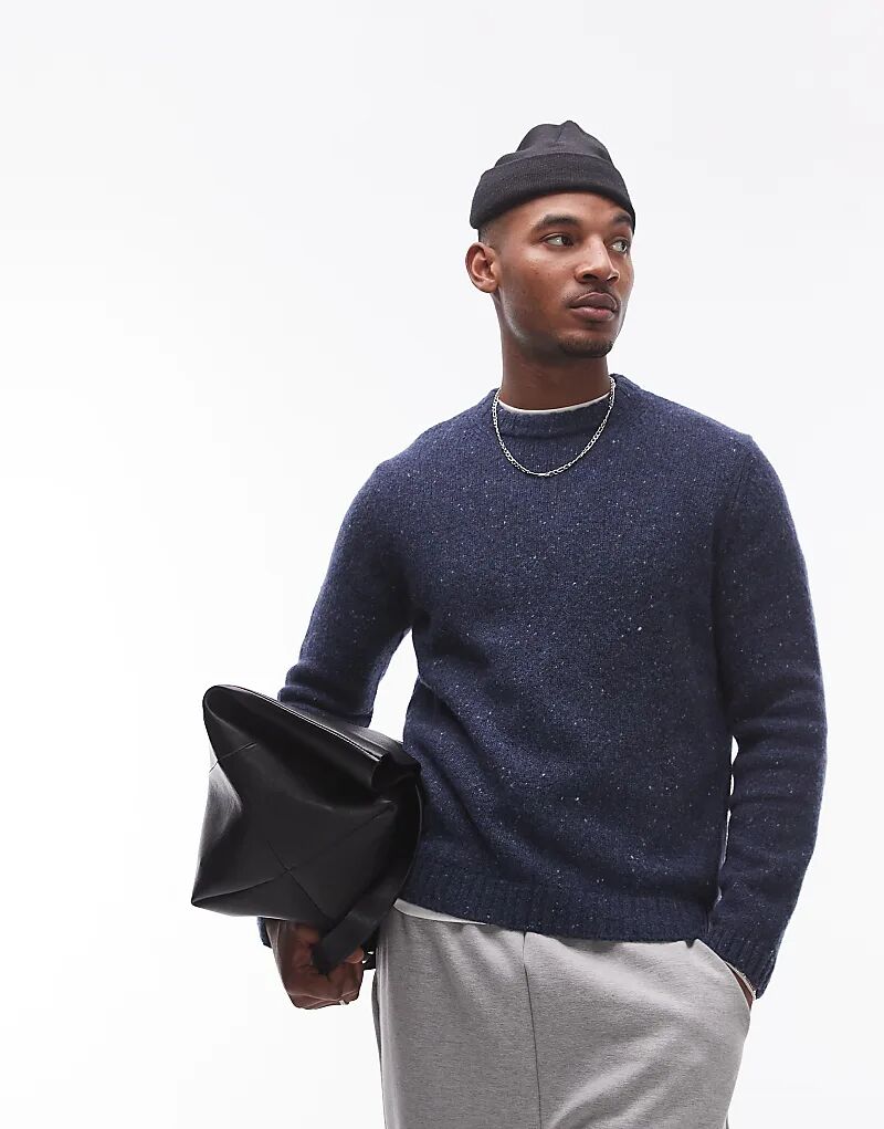 ARKET свободный фактурный свитер из смесовой шерсти синего цвета
ARKET свободный фактурный свитер из смесовой шерсти синего цвета