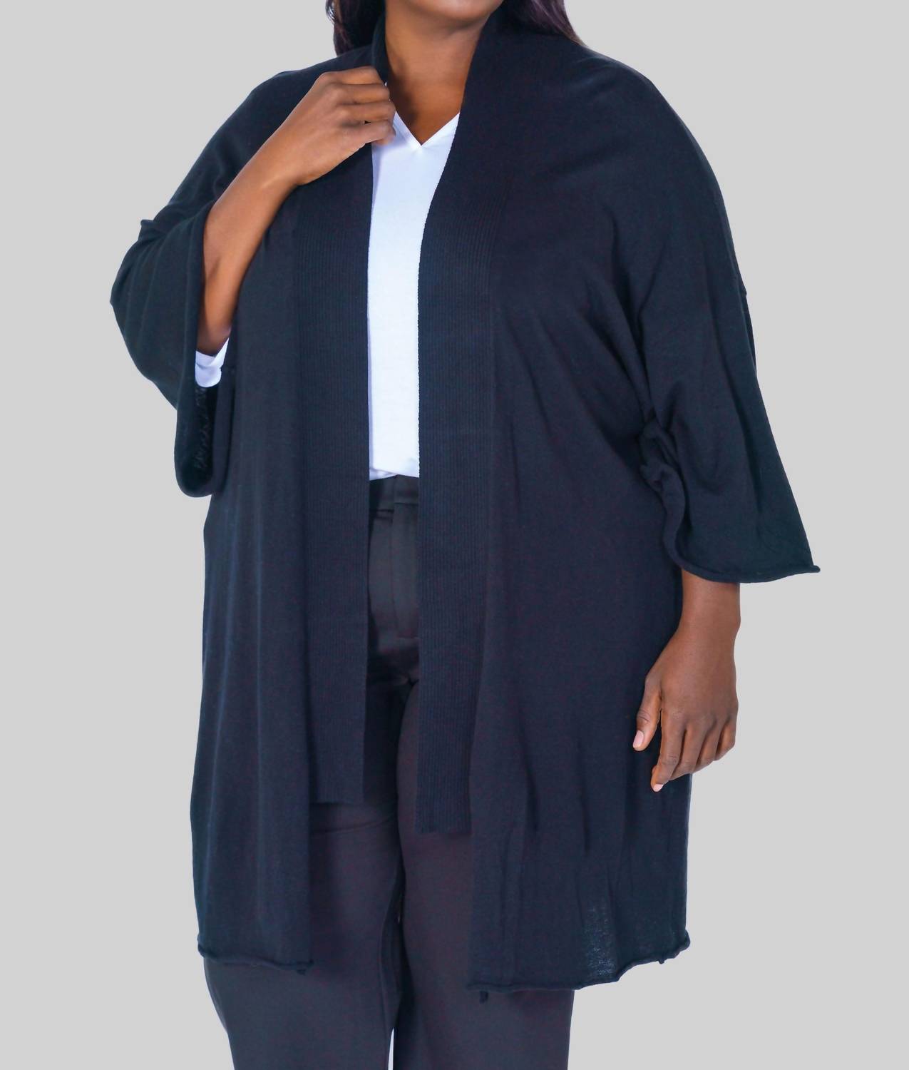 Мюли Хлопковый кардиган плюс размера в черном цвете BITTE KAI RAND
Мюли Хлопковый кардиган плюс размера в черном цвете BITTE KAI RAND