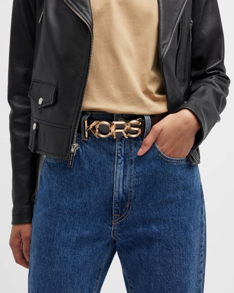 Ремень из лакированной кожи с логотипом Michael Kors
Ремень из лакированной кожи с логотипом Michael Kors