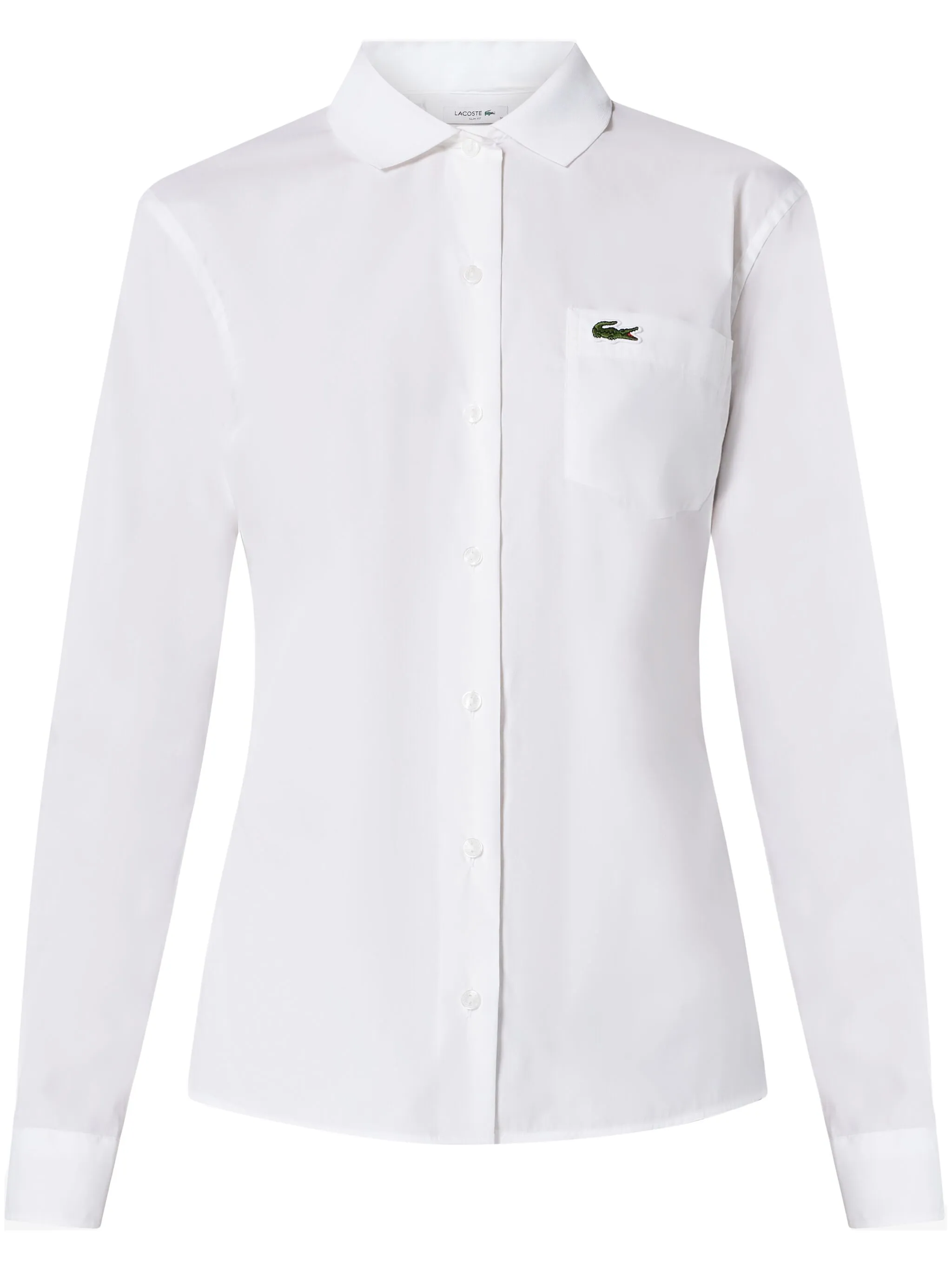 Поплиновая рубашка Lacoste, белый
Поплиновая рубашка Lacoste, белый