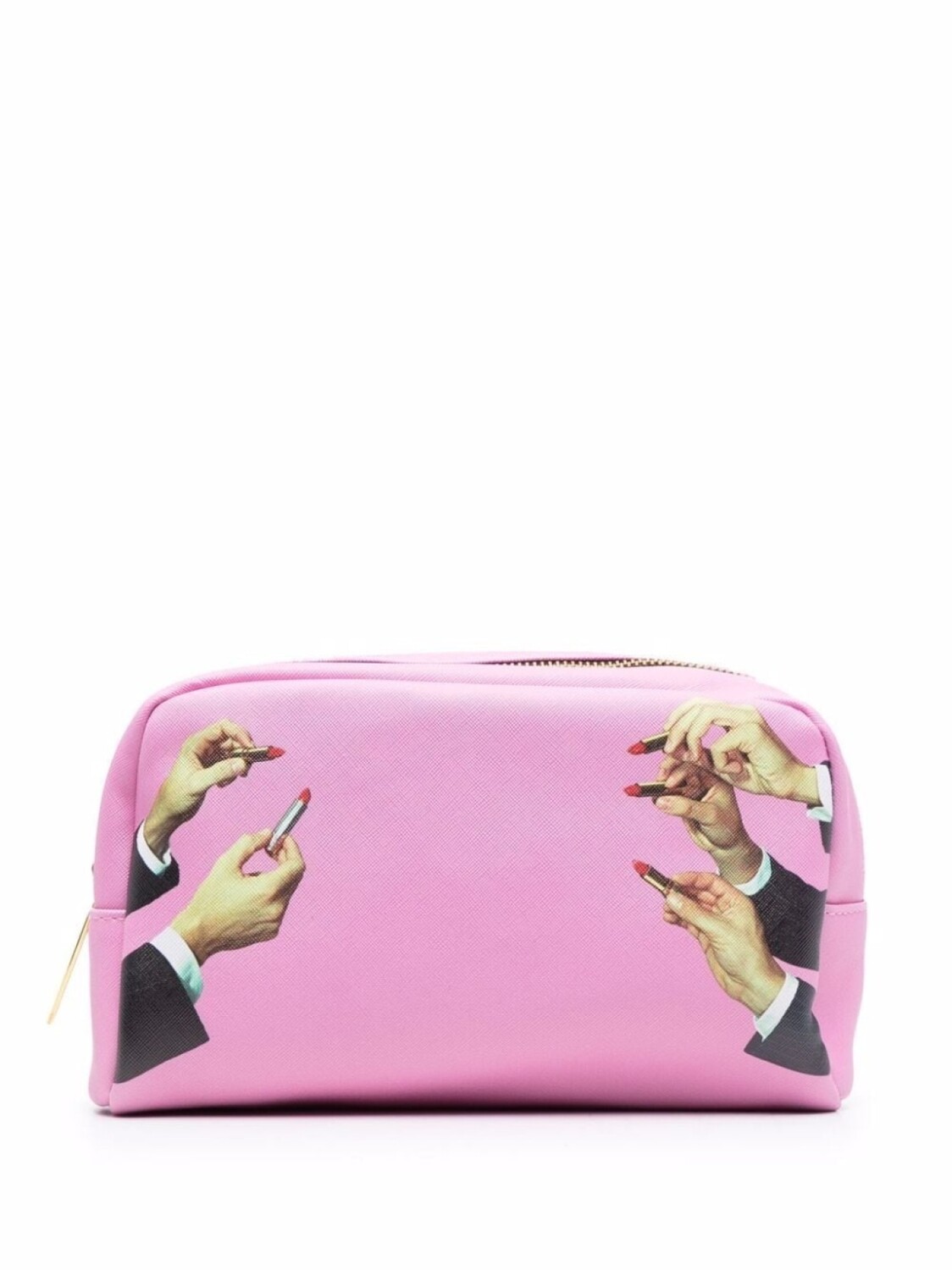 Seletti несессер на молнии с графичным принтом, розовый
Seletti несессер на молнии с графичным принтом, розовый