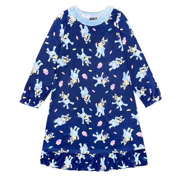 Детская ночная сорочка с длинным рукавом Girls 4-8 Bluey "Cupcake Party" Licensed Character
Детская ночная сорочка с длинным рукавом Girls 4-8 Bluey "Cupcake Party" Licensed Character