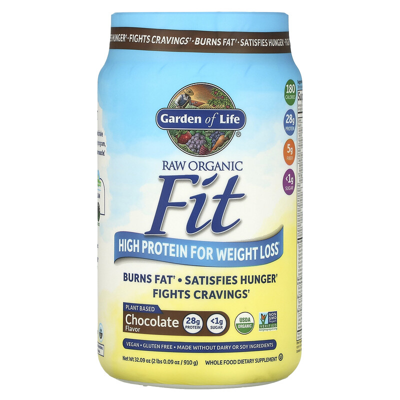 Garden of Life, RAW Organic Fit, высокое содержание белка для снижения веса, шоколад, 910 г (32,09 унции)
Garden of Life, RAW Organic Fit, высокое содержание белка для снижения веса, шоколад, 910 г (32,09 унции)