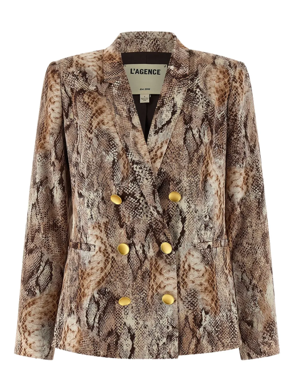 Двубортный пиджак Colin L'Agence, коричневый
Двубортный пиджак Colin L'Agence, коричневый