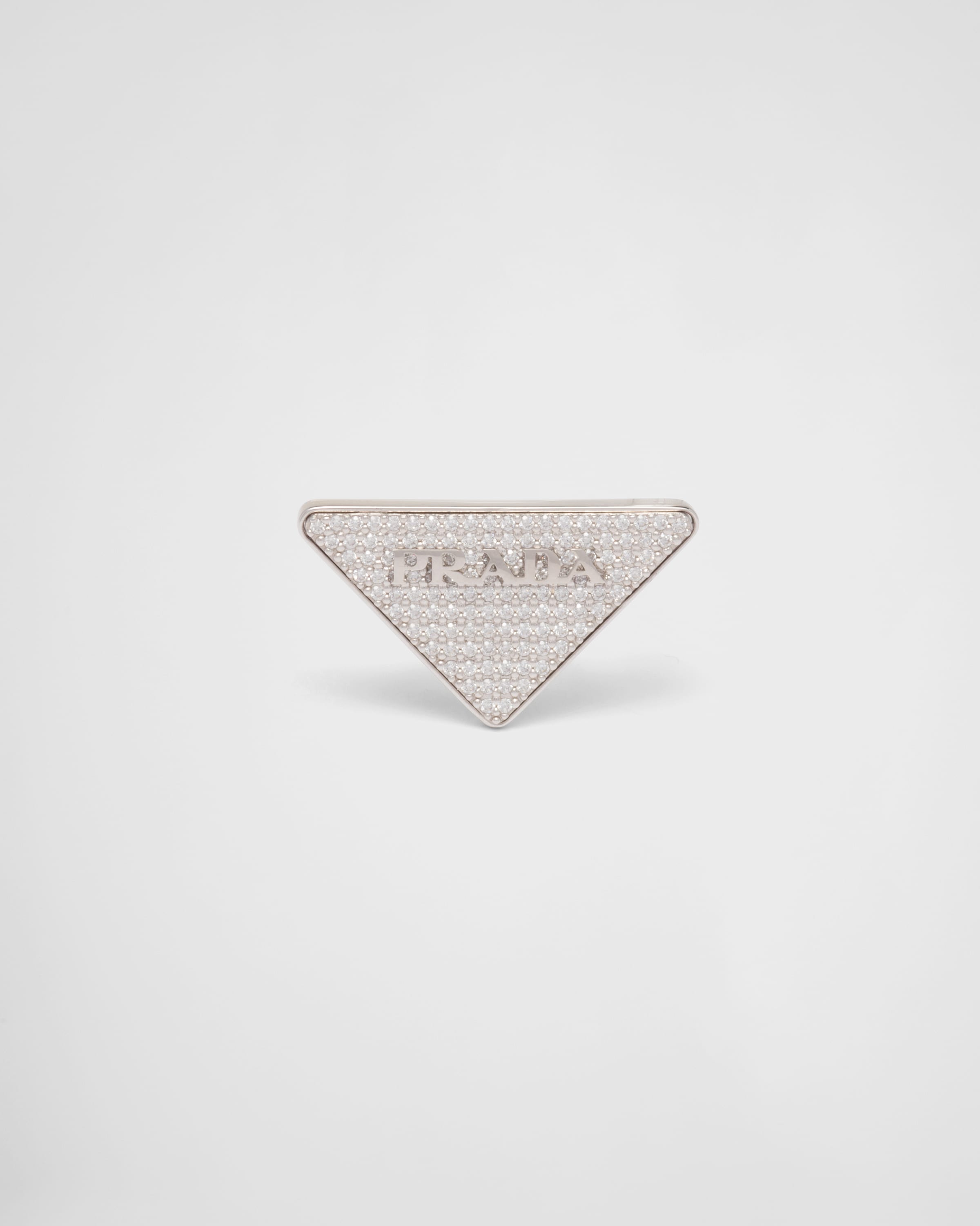 Серьга для левого уха Crystal Logo Jewels Prada, серебряный
Серьга для левого уха Crystal Logo Jewels Prada, серебряный