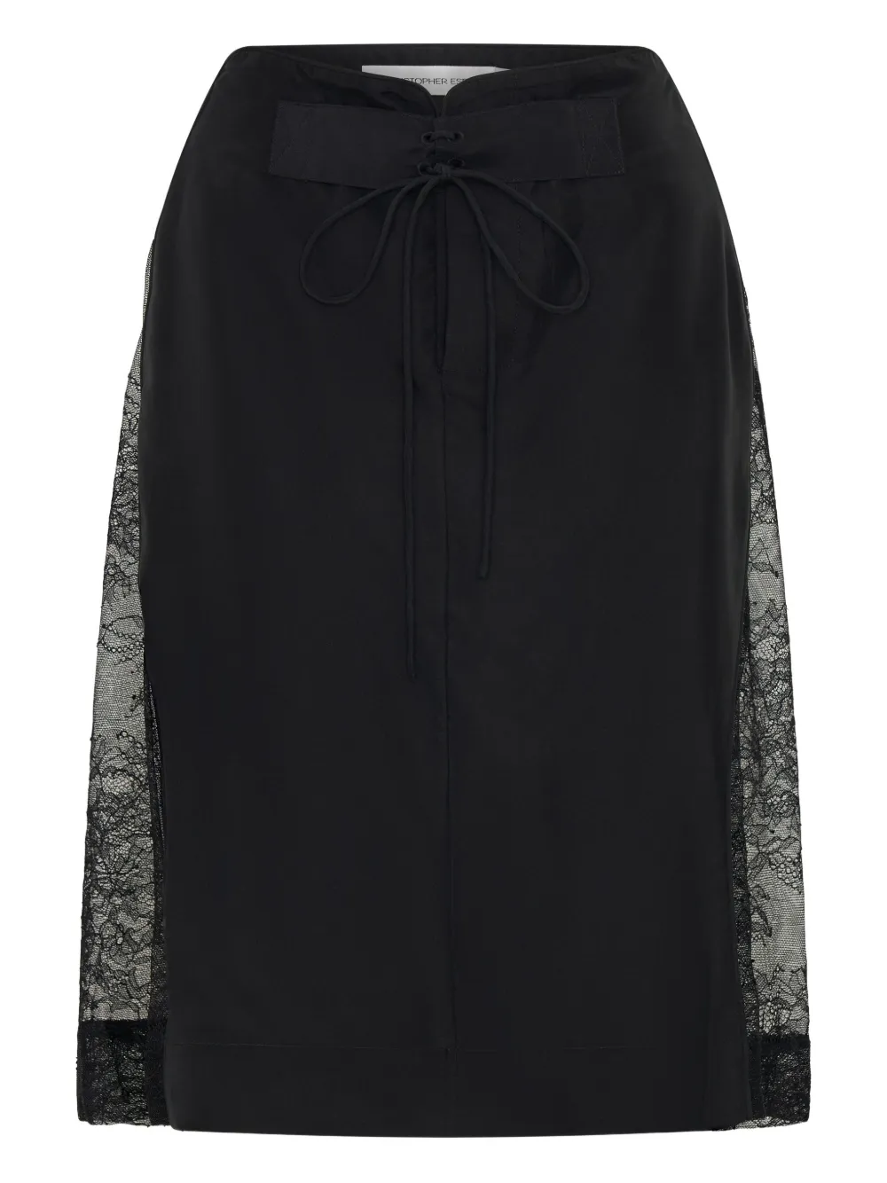 Юбка с кружевными вставками и завязками Christopher Esber, черный
Юбка с кружевными вставками и завязками Christopher Esber, черный