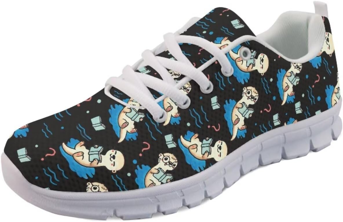 Кроссовки Forchrinse для женщин и мужчин, дышащие, с сеткой, на шнуровке, для прогулок, бега и тенниса, Otter Print
Кроссовки Forchrinse для женщин и мужчин, дышащие, с сеткой, на шнуровке, для прогулок, бега и тенниса, Otter Print