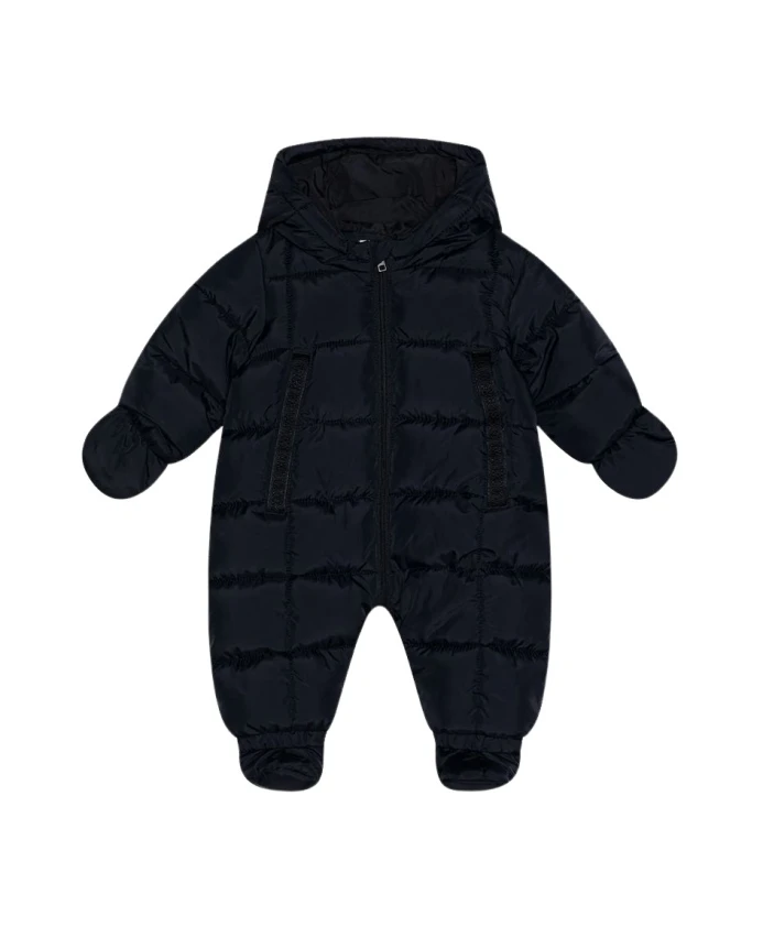 Утепленный нейлоновый комбинезон с капюшоном Tommy Hilfiger, черный 
Утепленный нейлоновый комбинезон с капюшоном Tommy Hilfiger, черный