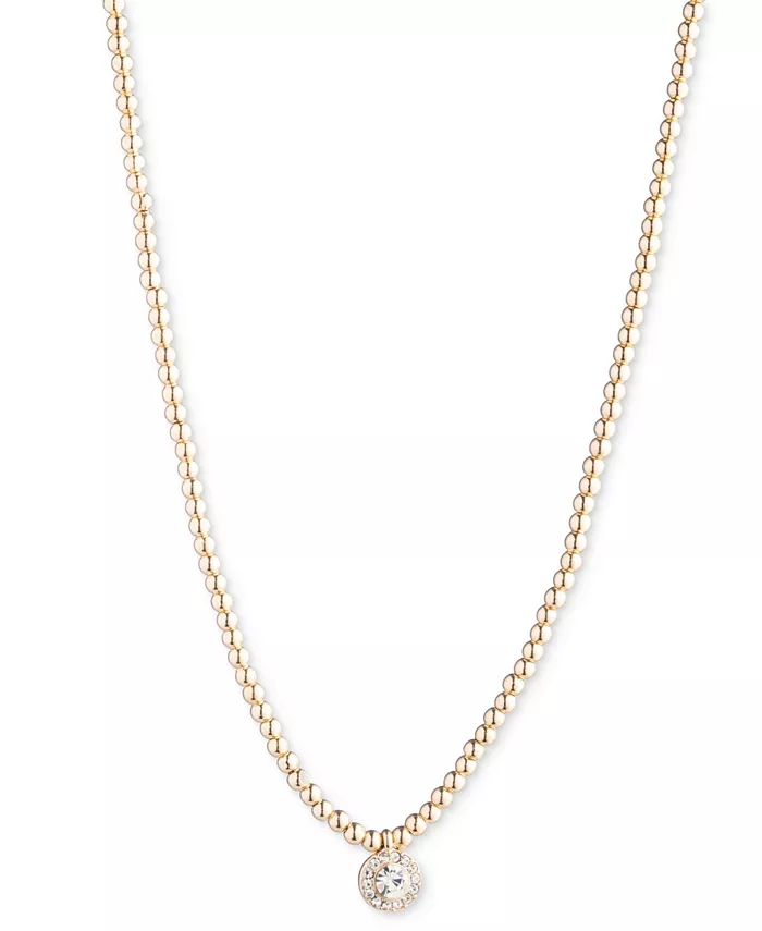 Ожерелье с подвеской Halo из золотистого кристалла, 16 дюймов + удлинитель 3 дюйма Lauren Ralph Lauren, белый
Ожерелье с подвеской Halo из золотистого кристалла, 16 дюймов + удлинитель 3 дюйма Lauren Ralph Lauren, белый