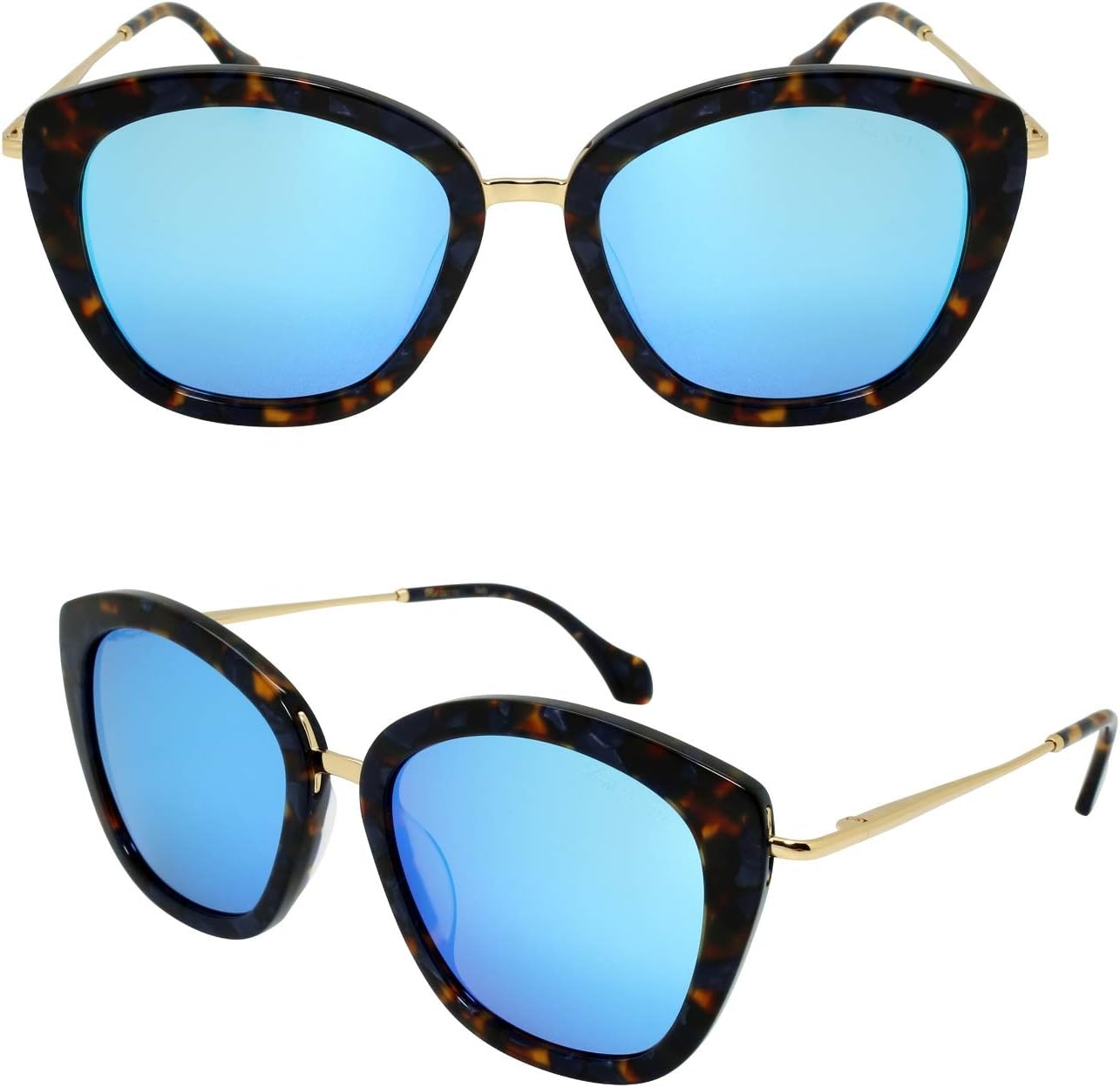 Женские модные солнцезащитные очки Edge I-Wear ручной работы из ацетата с овальной формой «кошачий глаз» и линзами UV 400 CR39 EDGEIWEAR, Blue Tortoise Frame/Blue-white Mirrored Cr39 Lens
Женские модные солнцезащитные очки Edge I-Wear ручной работы из ацетата с овальной формой «кошачий глаз» и линзами UV 400 CR39 EDGEIWEAR, Blue Tortoise Frame/Blue-white Mirrored Cr39 Lens