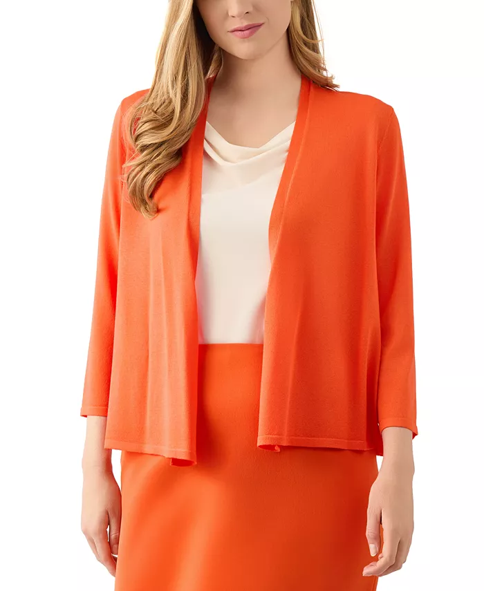 Женский кардиган с длинными рукавами, Regular & Petite Kasper, оранжевый
Женский кардиган с длинными рукавами, Regular & Petite Kasper, оранжевый