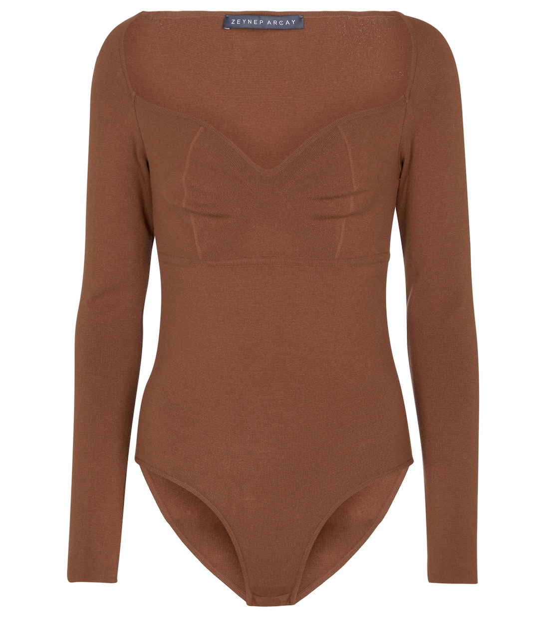Боди из эластичного трикотажа Zeynep Arçay, коричневый
Боди из эластичного трикотажа Zeynep Arçay, коричневый