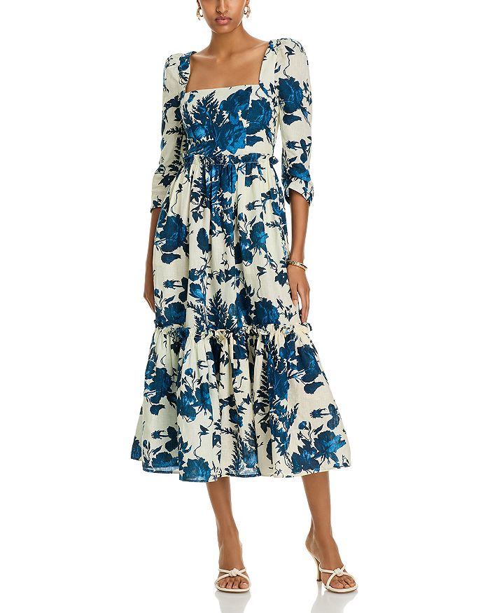 Синее льняное платье миди Blue Hill Cara Cara, синий
Синее льняное платье миди Blue Hill Cara Cara, синий