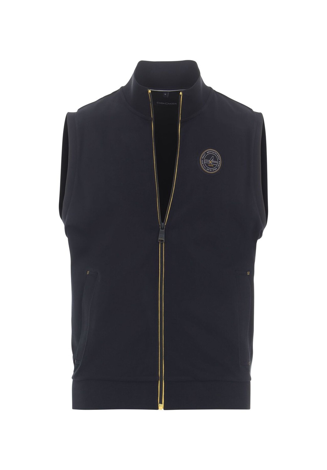 Мужской спортивный жилет однотонный CASAMODA, темно-синий
Мужской спортивный жилет однотонный CASAMODA, темно-синий