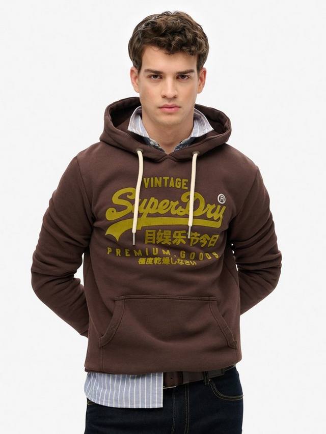 Толстовка с капюшоном в тон винтажному логотипу Superdry, цвет Coffee Bean Brown
Толстовка с капюшоном в тон винтажному логотипу Superdry, цвет Coffee Bean Brown