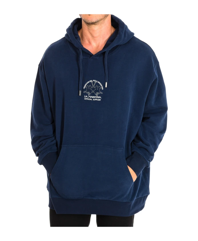 Худи с логотипом gesticktem La Martina, синий
Худи с логотипом gesticktem La Martina, синий