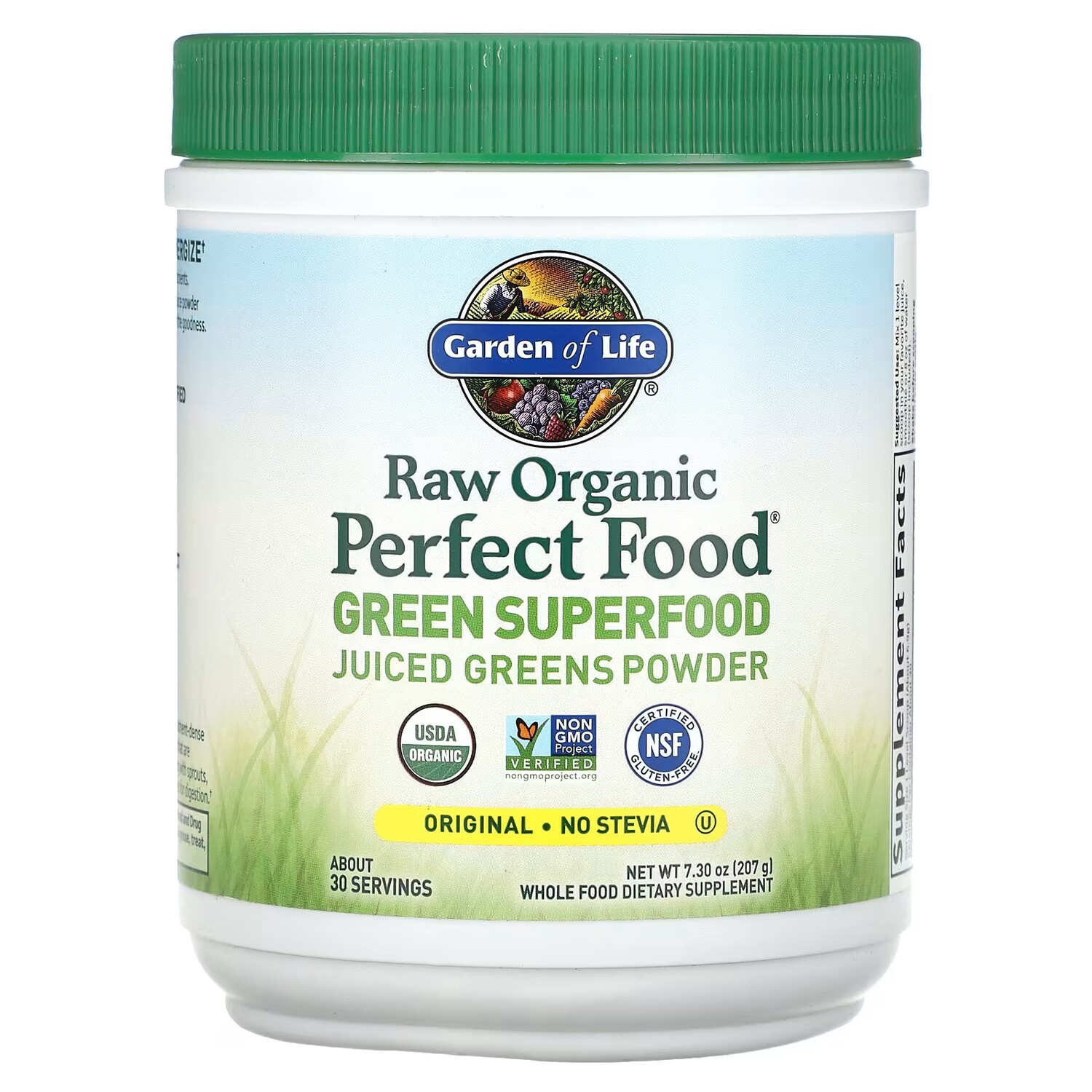 Зеленый суперпродукт Garden of Life Raw Organic Perfect Food Original, 207 г
Зеленый суперпродукт Garden of Life Raw Organic Perfect Food Original, 207 г