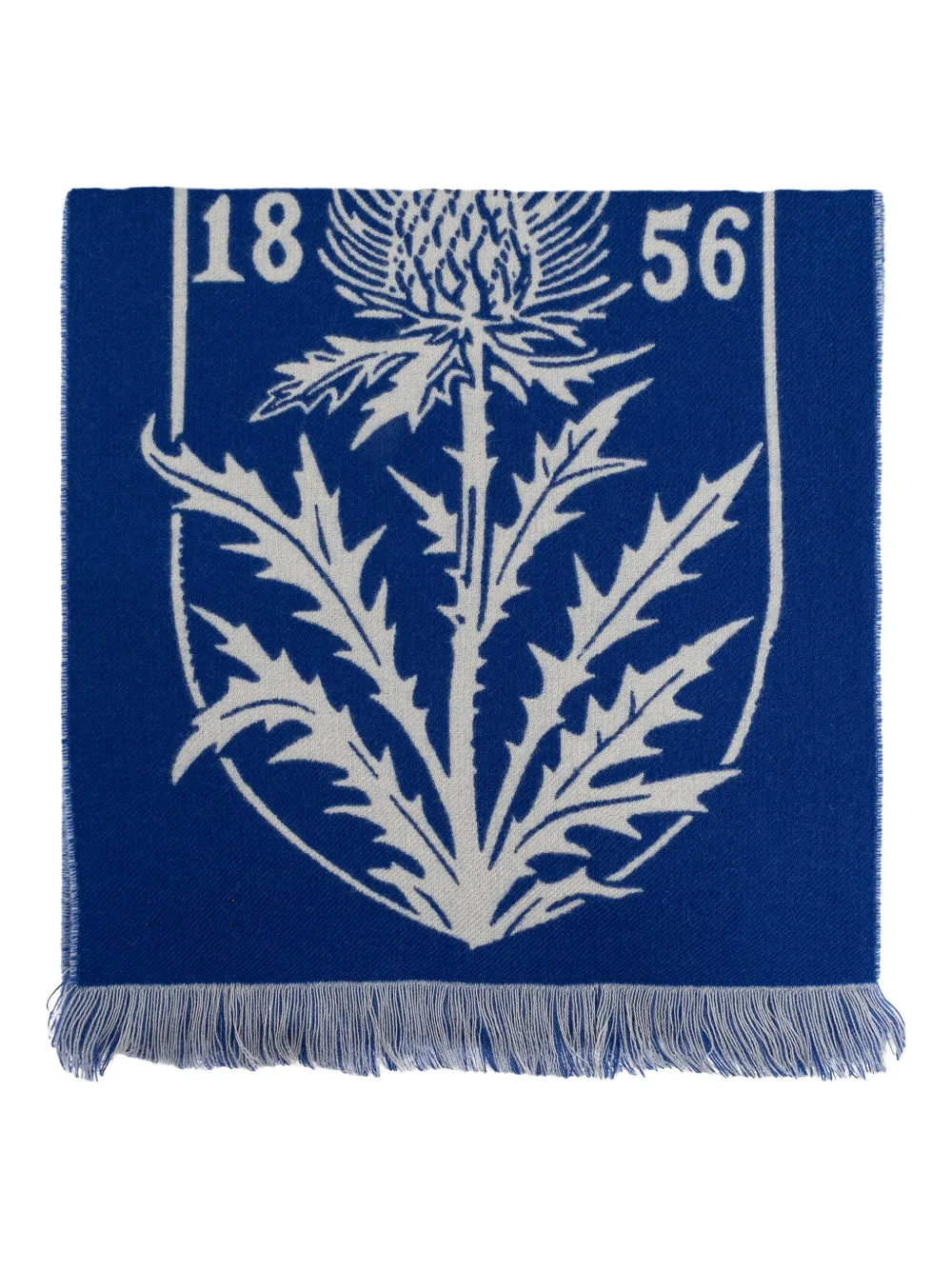 Шарф с бахромой цвета чертополох Burberry, синий
Шарф с бахромой цвета чертополох Burberry, синий