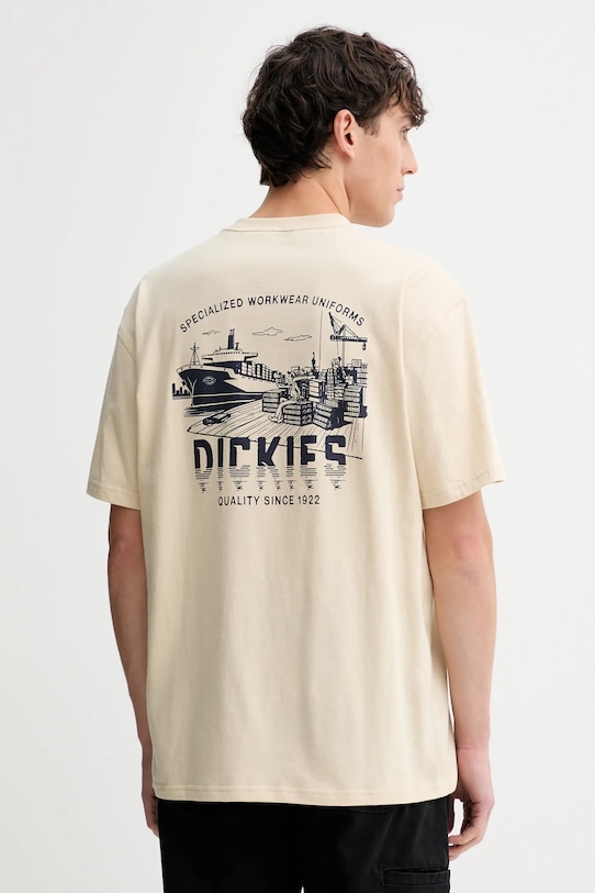 Хлопковая футболка Dickies, бежевый
Хлопковая футболка Dickies, бежевый