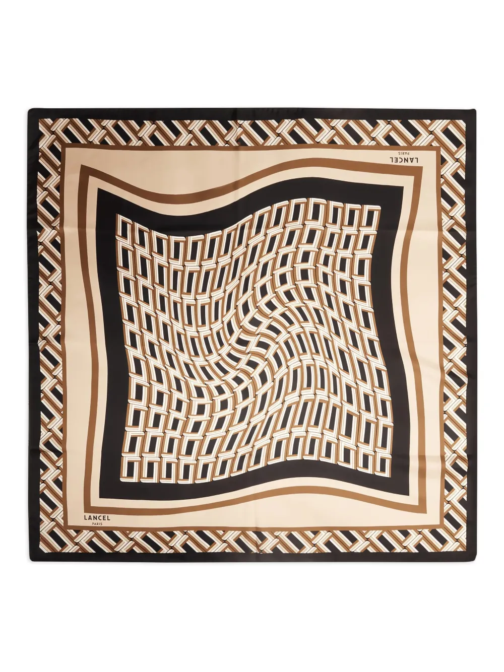Шелковый платок с монограммой Lancel, нейтральный
Шелковый платок с монограммой Lancel, нейтральный