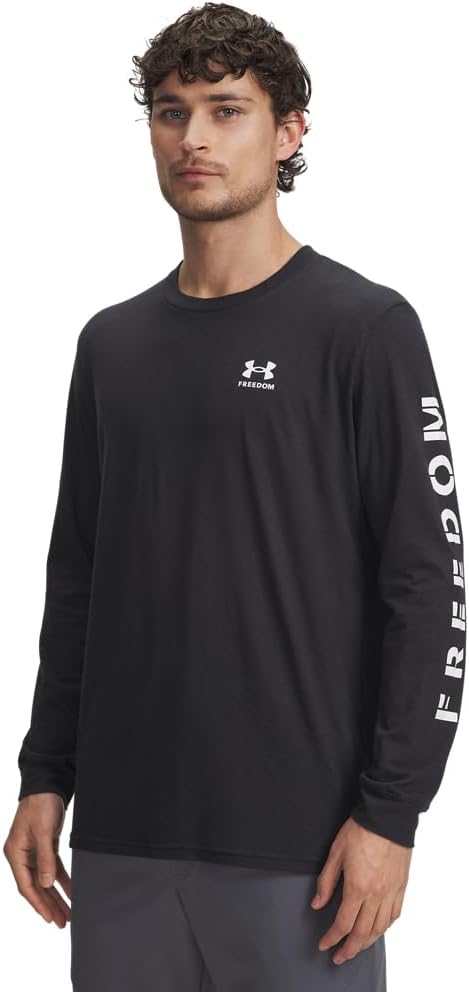 Мужская футболка с длинным рукавом с изображением флага свободы от Under Armour, (001) Black/White, Белый, Мужская футболка с длинным рукавом с изображением флага свободы от Under Armour, (001) Black/White
Мужская футболка с длинным рукавом с изображением флага свободы от Under Armour, (001) Black/White, Белый, Мужская футболка с длинным рукавом с изображением флага свободы от Under Armour, (001) Black/White