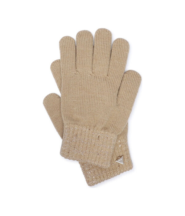 Перчатки Guess с добавлением шерсти, бежевый 
Перчатки Guess с добавлением шерсти, бежевый