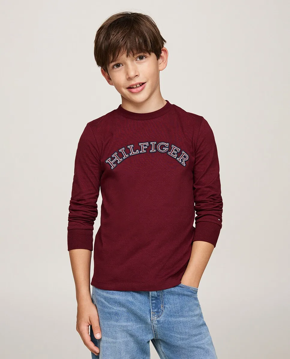 Футболка с длинными рукавами и круглым вырезом для мальчика Tommy Hilfiger, красный
Футболка с длинными рукавами и круглым вырезом для мальчика Tommy Hilfiger, красный