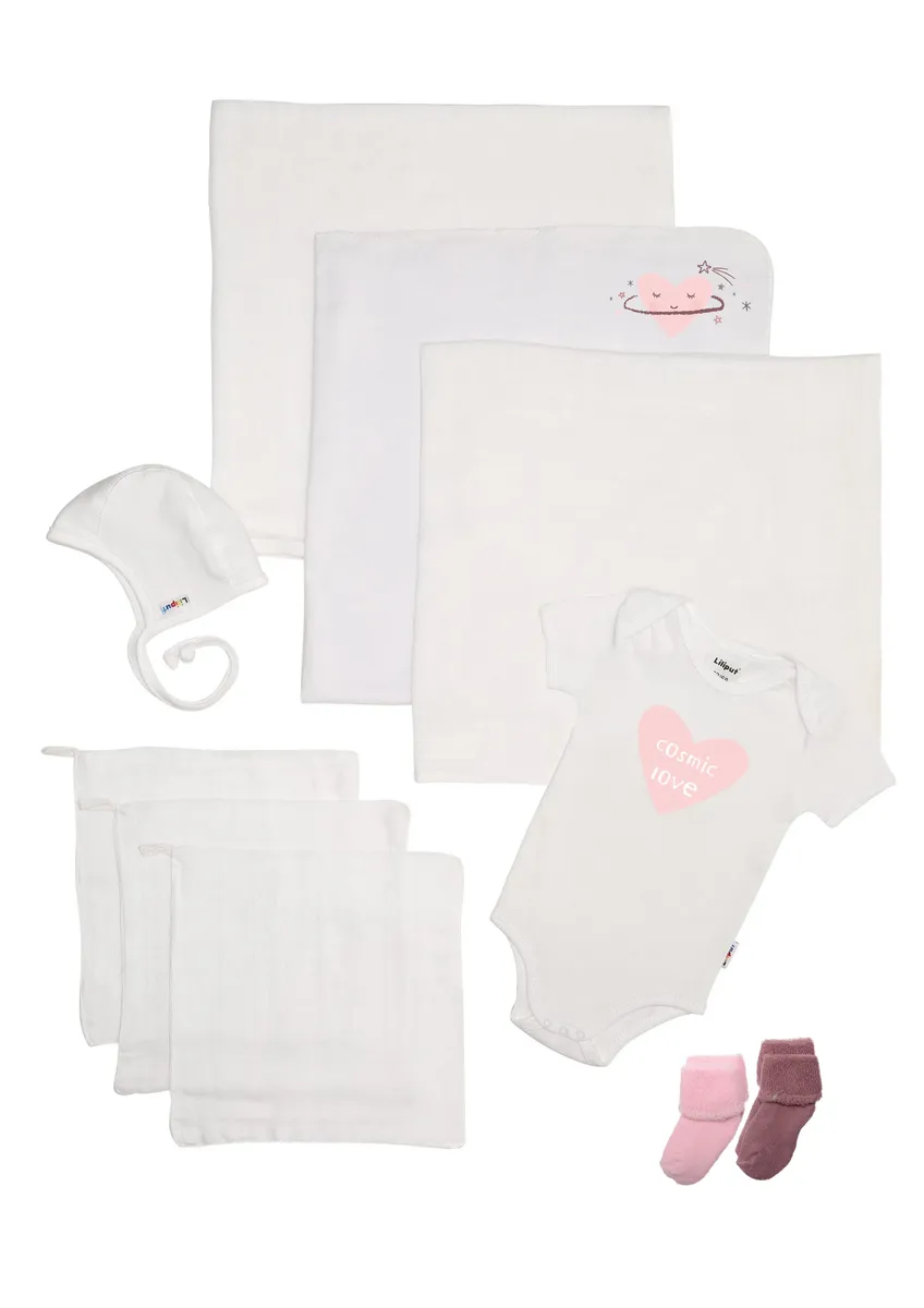 Пакет начального оснащения Liliput "Космическая любовь", из 10 частей, белый
Пакет начального оснащения Liliput "Космическая любовь", из 10 частей, белый