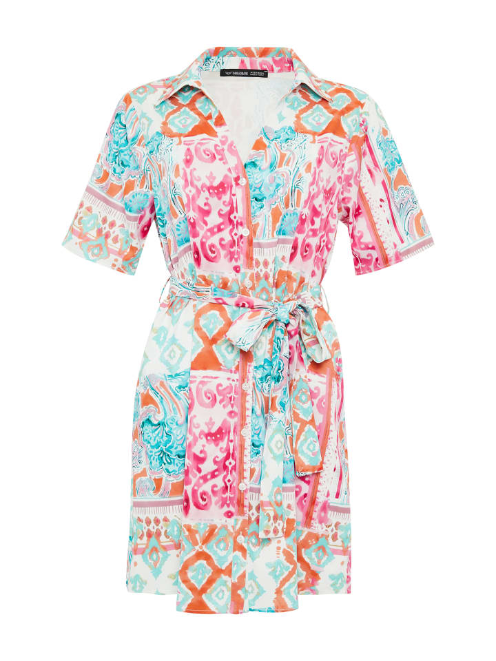 Платье до колена Threadbare, зеленый 
Платье до колена Threadbare, зеленый